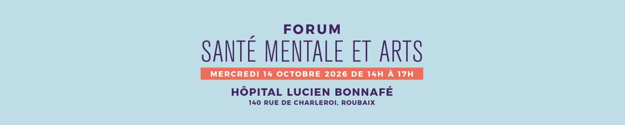 Forum santé mentale et arts bannière GHT