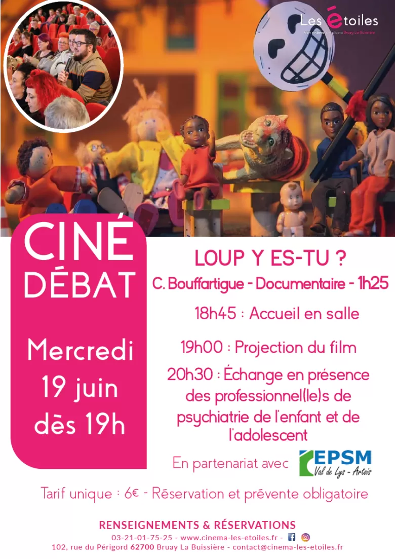 Affiche ciné échange Loup y es-tu