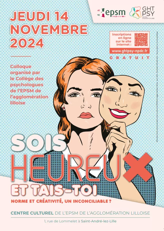 Sois heureux et tais toi flyer VF 2024