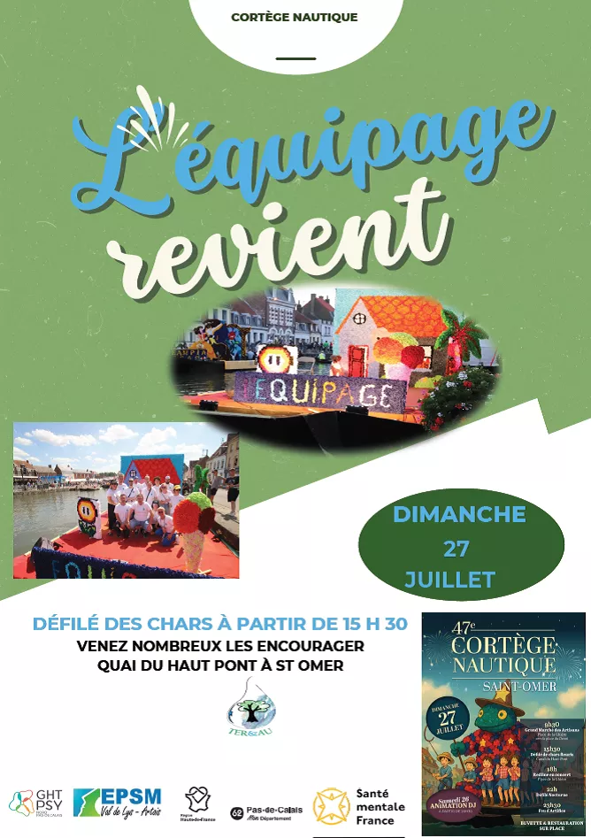 Affiche cortège nautique