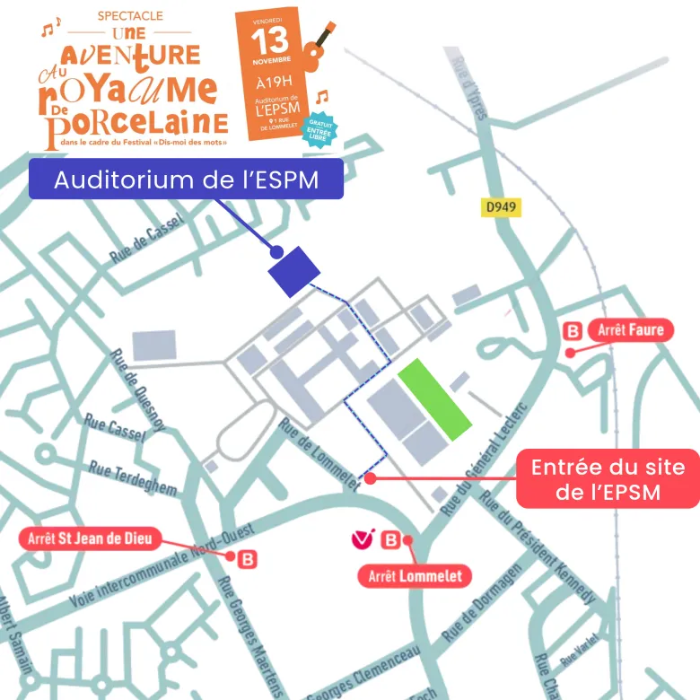 plan d'accès AUDITORIUM
